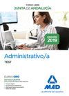 ADMINISTRATIVO JUNTA ANDALUCÍA. TEST