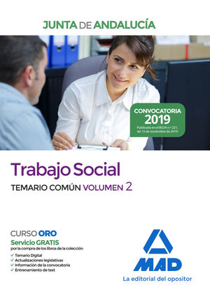 TRABAJO SOCIAL DE LA JUNTA DE ANDALUCÍA. 2 TEMARIO COMÚN
