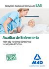 AUXILIAR DE ENFERMERÍA DEL SERVICIO ANDALUZ DE SALUD. TEST DEL TEMARIO ESPECÍFIC