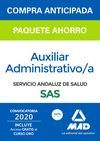 PAQUETE AHORRO Y TEST ONLINE GRATIS AUXILIAR ADMINISTRATIVO DEL SERVICIO ANDALUZ