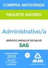 PAQUETE AHORRO Y TEST ONLINE GRATIS ADMINISTRATIVO DEL SERVICIO ANDALUZ DE SALUD