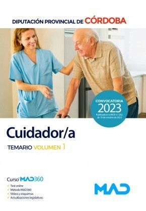 CUIDADOR/A DIPUTACIÓN PROVINCIAL CÓRDOBA. TEMARIO 1