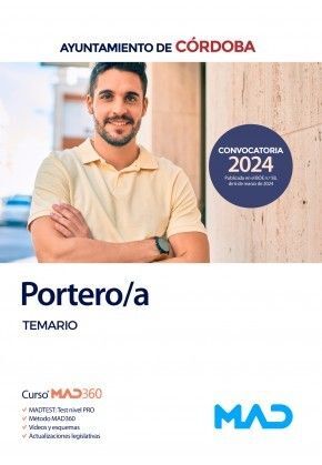 PORTERO/A AYUNTAMIENTO DE CÓRDOBA TEMARIO (2024)