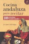 COCINA ANDALUZA PARA RECITAR 4ªED