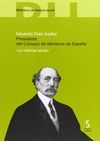 EDUARDO DATO IRADIER PRESIDENTE CONSEJO MINISTROS ESPAÑA