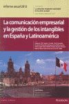 INFORME ANUAL 2012: LA COMUNICACIÓN EMPRESARIAL Y LA GESTIÓN DE LOS INTANGIBLES