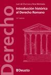 INTRODUCCION HISTORICA AL DERECHO ROMANO