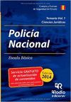 POLICIA NACIONAL TEMARIO CIENCIAS JURIDICAS VOL 1