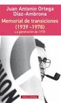 MEMORIAL DE TRANSICIONES (1939-1978) - RUSTICA