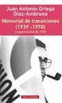 MEMORIAL DE TRANSICIONES (1939-1978) - RUSTICA