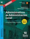 ADMINISTRATIVOS ADMINISTRACION LOCAL CORPORACIONES VOL 2