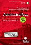ADMINISTRATIVOS DE LA JUNTA DE ANDALUCÍA 5 TEMARIO ORGANIZACION Y GESTION ADMINISTRATIVA