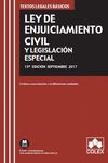 LEY DE ENJUICIAMIENTO CIVIL Y LEGISLACIÓN ESPECIAL 