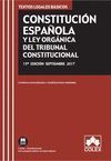 CONSTITUCIÓN ESPAÑOLA Y LEY ORGÁNICA DEL TRIBUNAL CONSTITUCIONAL