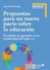 PROPUESTAS PARA UN NUEVO PACTO SOBRE LA EDUCACIÓN