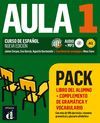 AULA 1 PACK LIBRO + COMPLEMENTO DE GRAMATICA Y VOCABULARIO