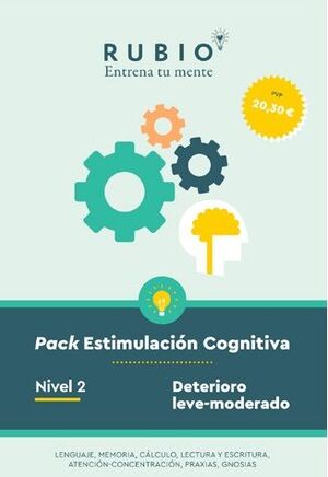 PACK ESTIMULACIÓN COGNITIVA. NIVEL 2 (DETERIORO LE