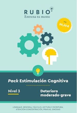 PACK ESTIMULACIÓN COGNITIVA. NIVEL 3 (DETERIORO MO