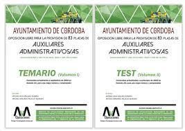 AUXILIARES ADMINISTRATIVOS AYUNTAMIENTO DE CÓRDOBA (2 VOLS.: TEMARIO Y TESTS)