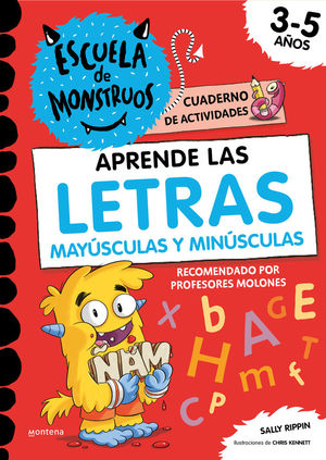 CUADERNO ESCUELA DE MONSTRUOS LETRAS