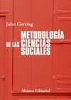 METODOLOGÍA DE LAS CIENCIAS SOCIALES