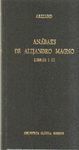 ANABASIS ALEJANDO MAGNO LIBROS I-III