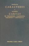 CARACTERES. CARTAS DE PESCADORES, CAMPESINOS, PARÁSITOS Y CORTESANAS