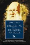 PREGUNTAS DE LA FILOSOFIA ANTIGUA