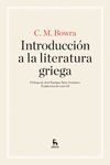 INTRODUCCIÓN A LA LITERATURA GRIEGA