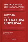 HISTORIA DE LA LITERATURA UNIVERSAL, VOL.1