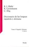 DICCIONARIO ESP/ALEMAN TOMO 1 (5ª EDICION)