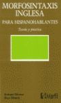 MORFOSINTAXIS INGLESA PARA HISPANOHABLANTES