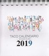 TACO CALENDARIO 2019 PEANA NUMEROS