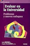 EVALUAR EN LA UNIVERSIDAD. PROBLEMAS Y NUEVOS ENFOQUES