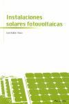 INSTALACIONES SOLARES FOTOVOLTAICAS