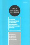 INTERVENCION EN LA ATENCION SOCIOSANITARIA EN INSTITUCIONES