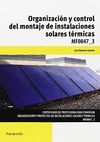 ORGANIZACION Y CONTROL DEL MONTAJE DE INSTALACIONES SOLARES TERMI