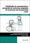 HABILIDADES COMUNICACIÓN Y PROMOCIÓN CONDUCTAS ADAPTADAS DE LA PERSONA CON DISCA