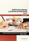 ANALISIS DE PRODUCTOS Y SERVICIOS DE FINANCIACION