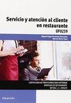 SERVICIO ATENCION AL CLIENTE EN RESTAURACION