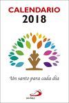 CALENDARIO UN SANTO PARA CADA DÍA 2018