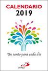 CALENDARIO UN SANTO PARA CADA DÍA 2019