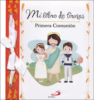 MI LIBRO DE FIRMAS MI PRIMERA COMUNION - NARANJA