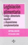 LEGISLACIÓN ALIMENTARIA