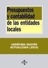 PRESUPUESTOS Y CONTABILIDAD DE LAS ENTIDADES LOCALES