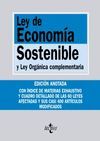 LEY DE ECONOMÍA SOSTENIBLE