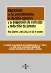 REGLAMENTO DE LOS PROCEDIMIENTOS DE DESPIDO COLECTIVO Y DE SUSPENSIÓN DE CONTRAT