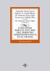 CONCEPTOS PARA EL ESTUDIO DEL DERECHO ADMINISTRATIVO II EN EL GRADO