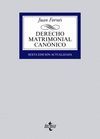 DERECHO MATRIMONIAL CANÓNICO