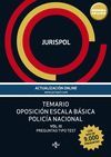 TEMARIO OPOSICIÓN ESCALA BÁSICA POLICÍA NACIONAL